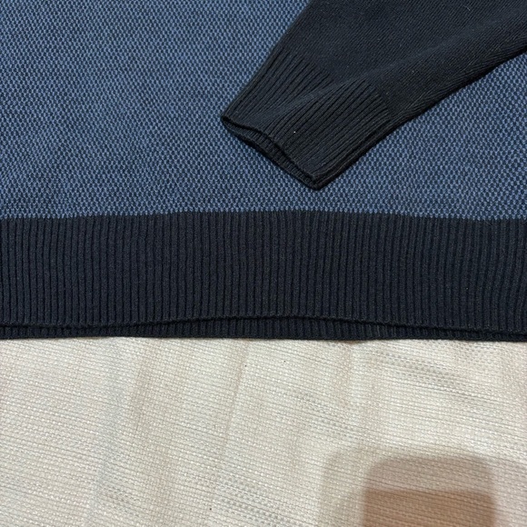 BOGO Tricots St Raphael Men’s 2 Tone Long Sleeve Sweater Size M - Picture 3 of 10